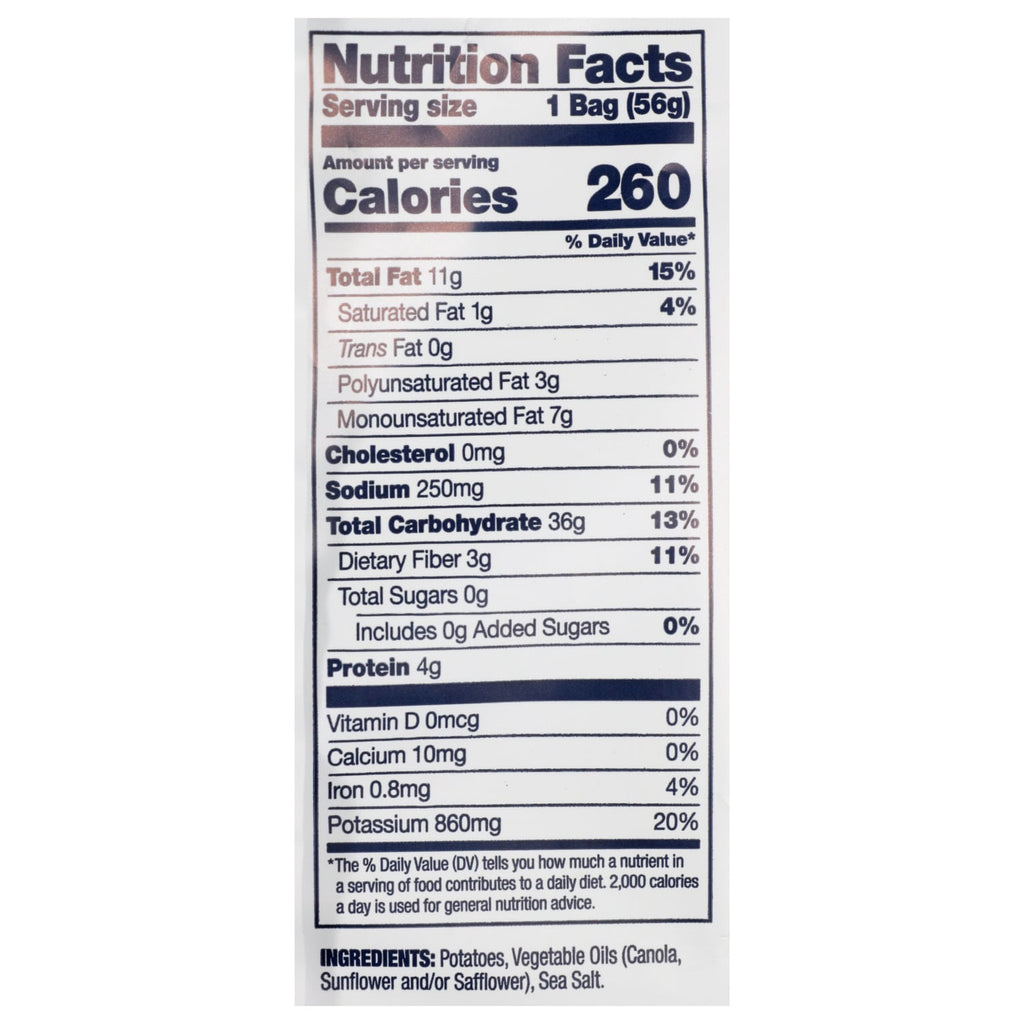 Cape Cod Potato Chips, Less Fat Original Kettle Cooked Chips, 2 oz.