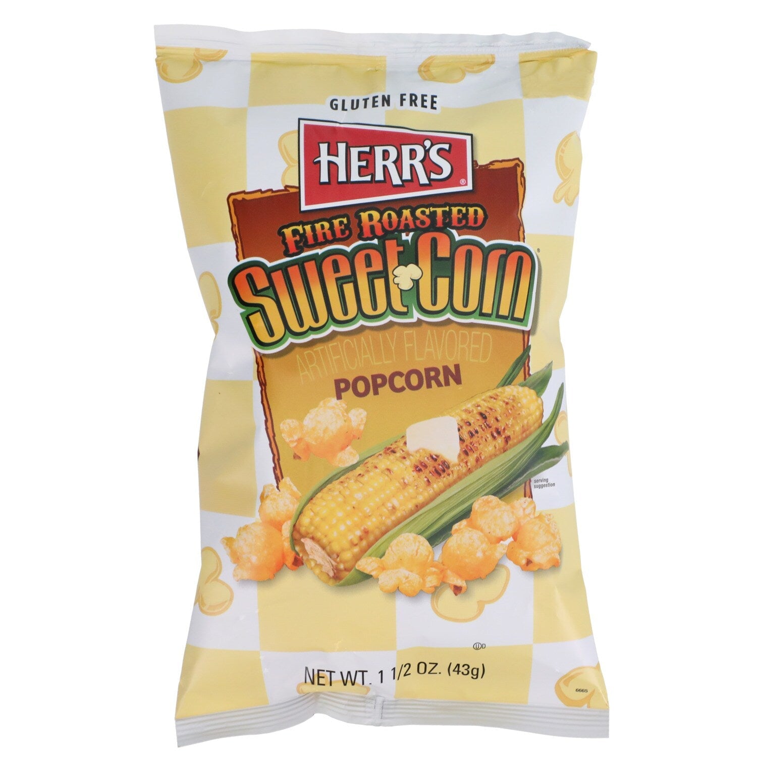 Herr's Fire-Roasted Sweet Corn Popcorn, 1.5-oz.