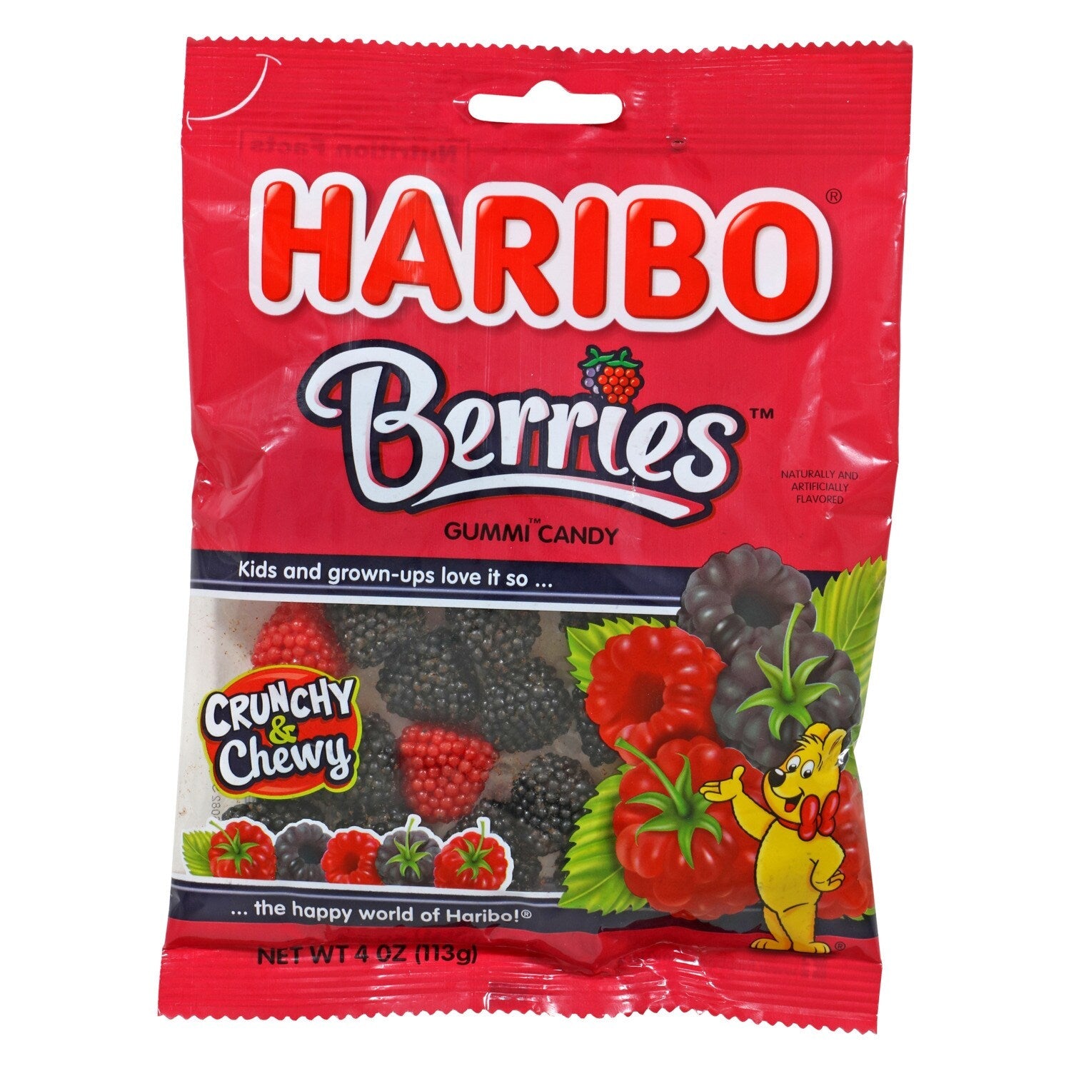Haribo Berries Gummi Candies, 4-oz.