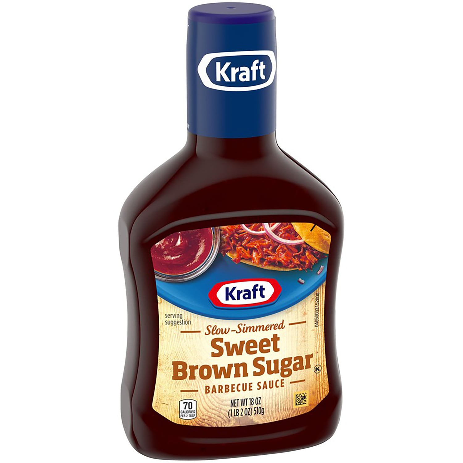 Kraft Slow-Simmered Sweet Brown Sugar Barbecue Sauce &amp; Dip, 18 oz. Bottles