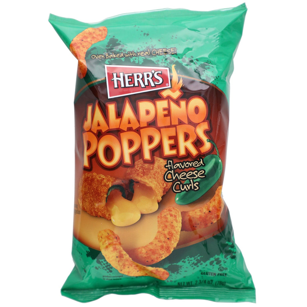 Herrâs Jalapeno Popper Cheese Curls, 2.75 oz.