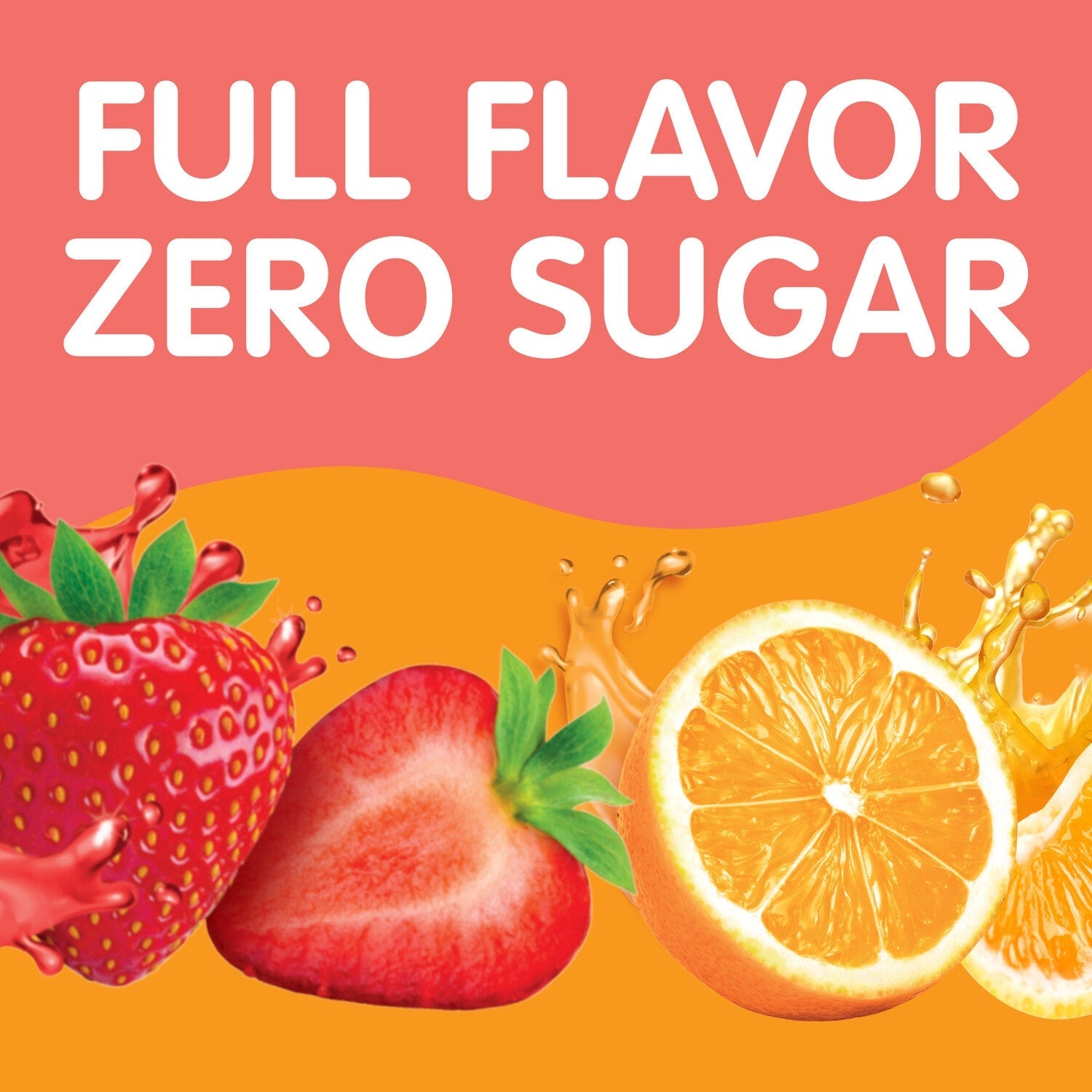 Snack Pack Zero Sugar Strawberry and Orange Flavored Juicy Gels, 3.25 oz Snack Cups, 4 Count