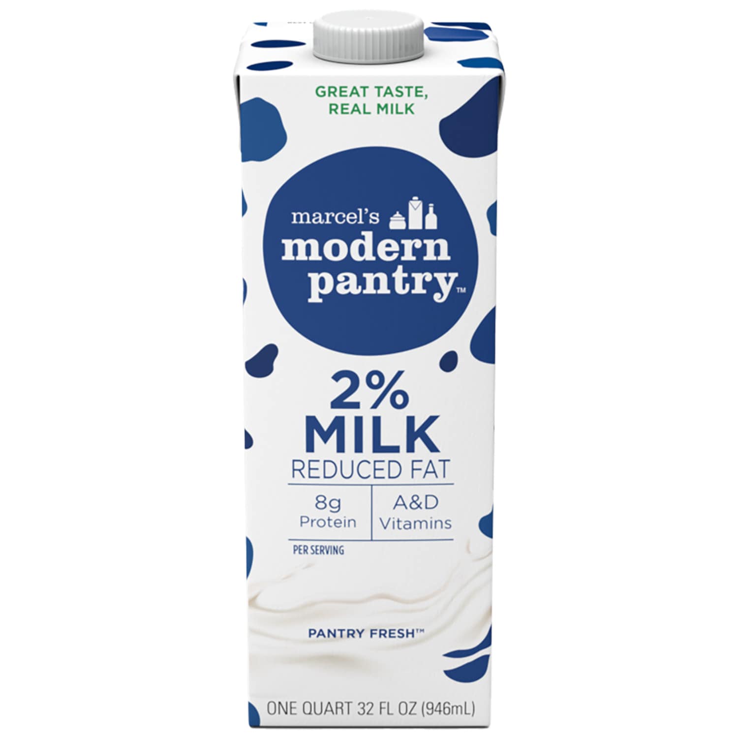 Marcel's Modern Pantry 2% Milk, 32-oz.