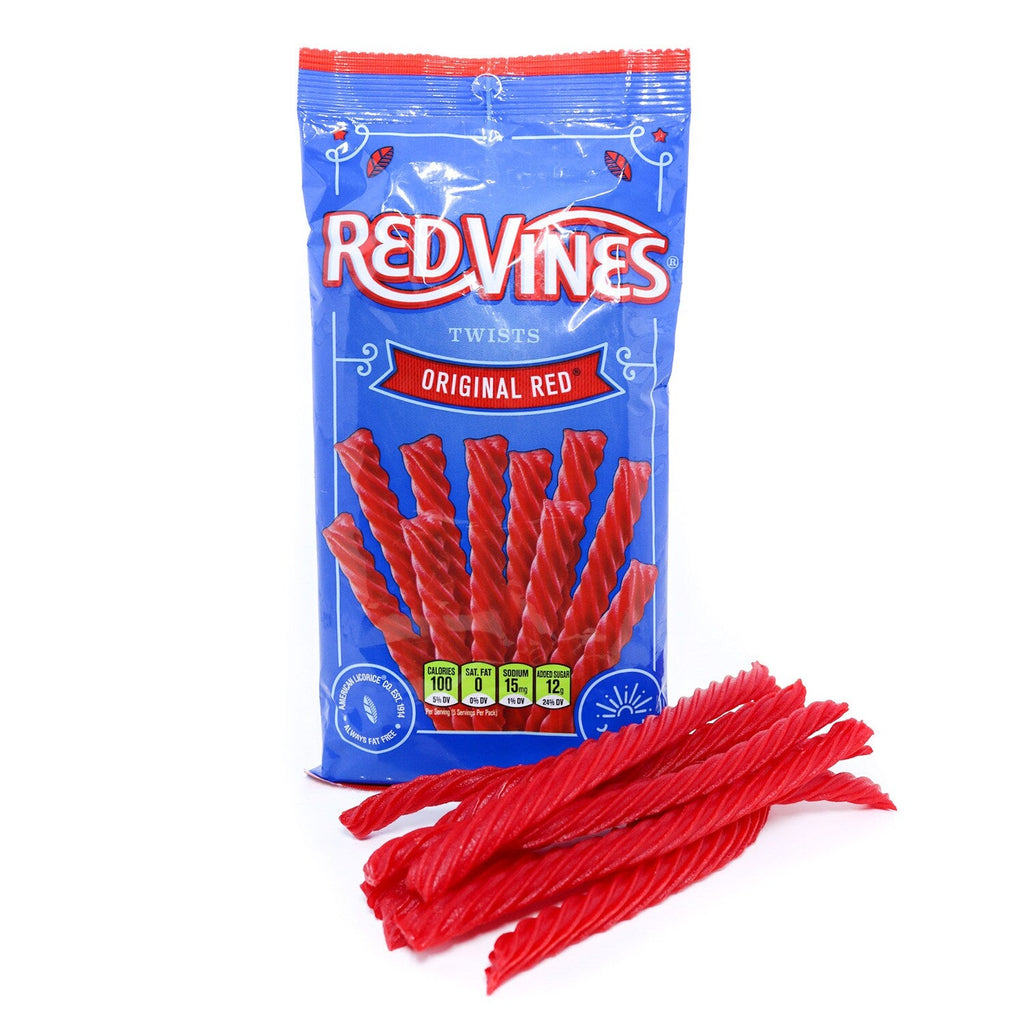 Red Vines Original Red Licorice Twists Candy, 5.5-oz. Bag