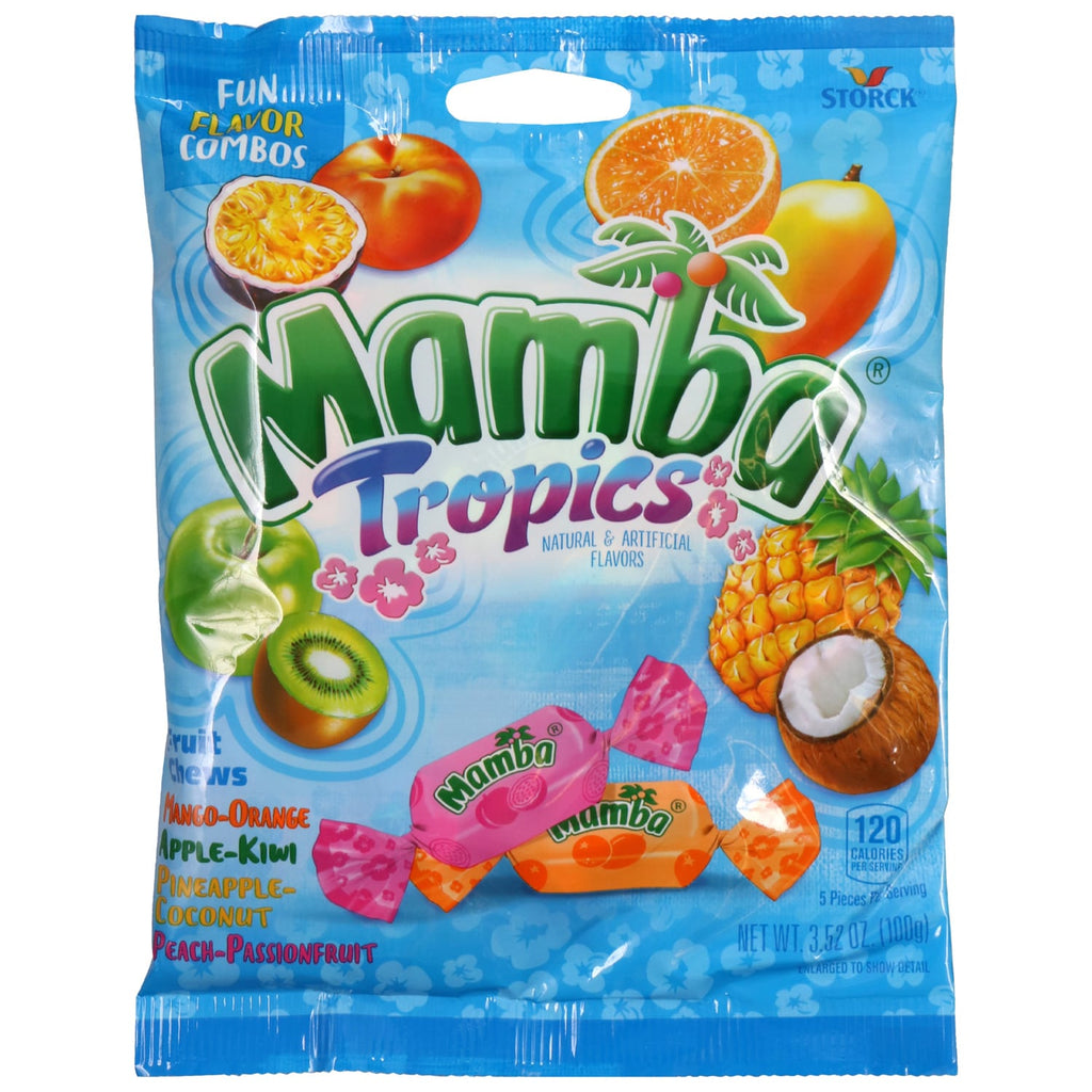 Mamba Tropics Fruit Chews, 3.52-oz. Bags