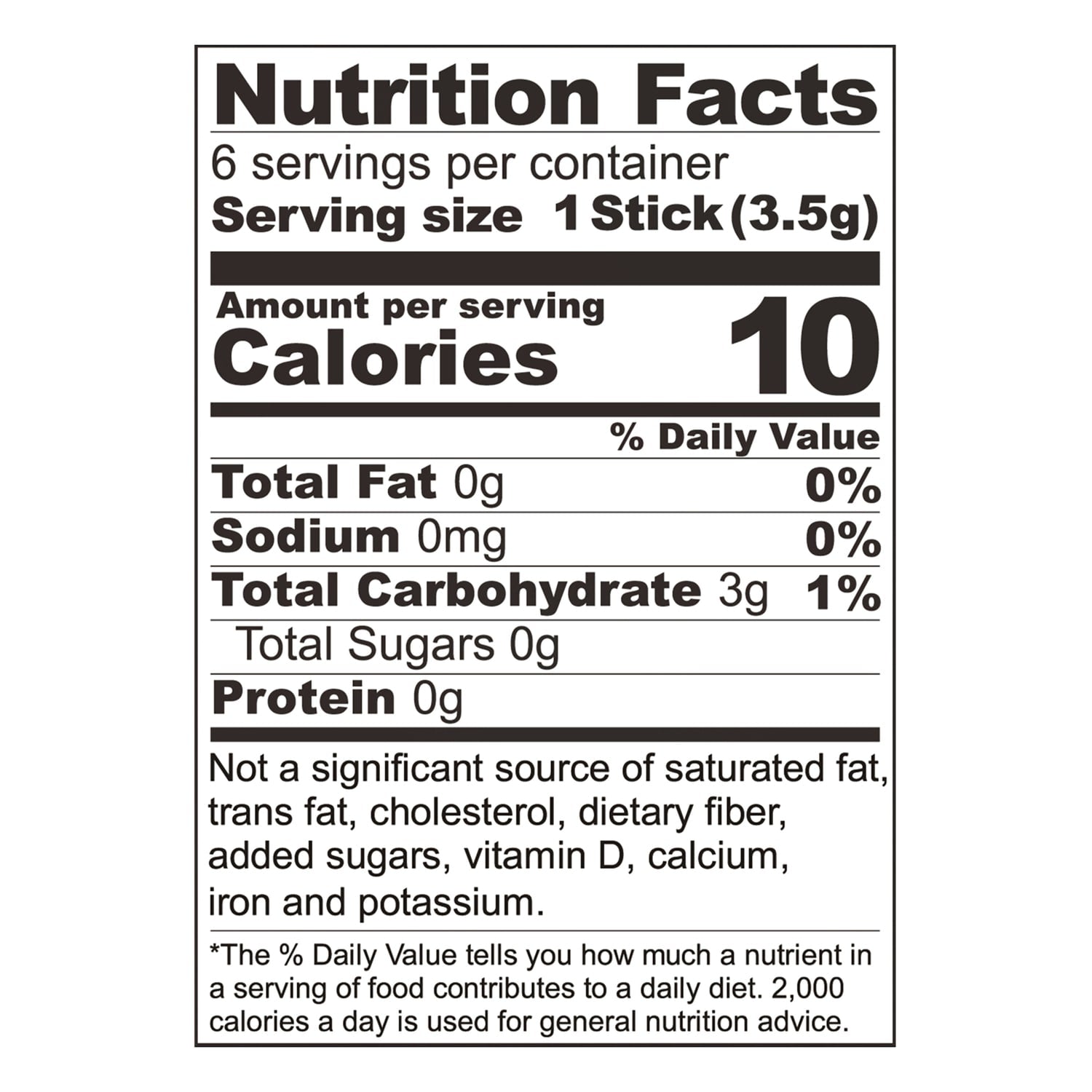 Sunkist Orange Zero Sugar Drink Mix, 6-pc Pack.