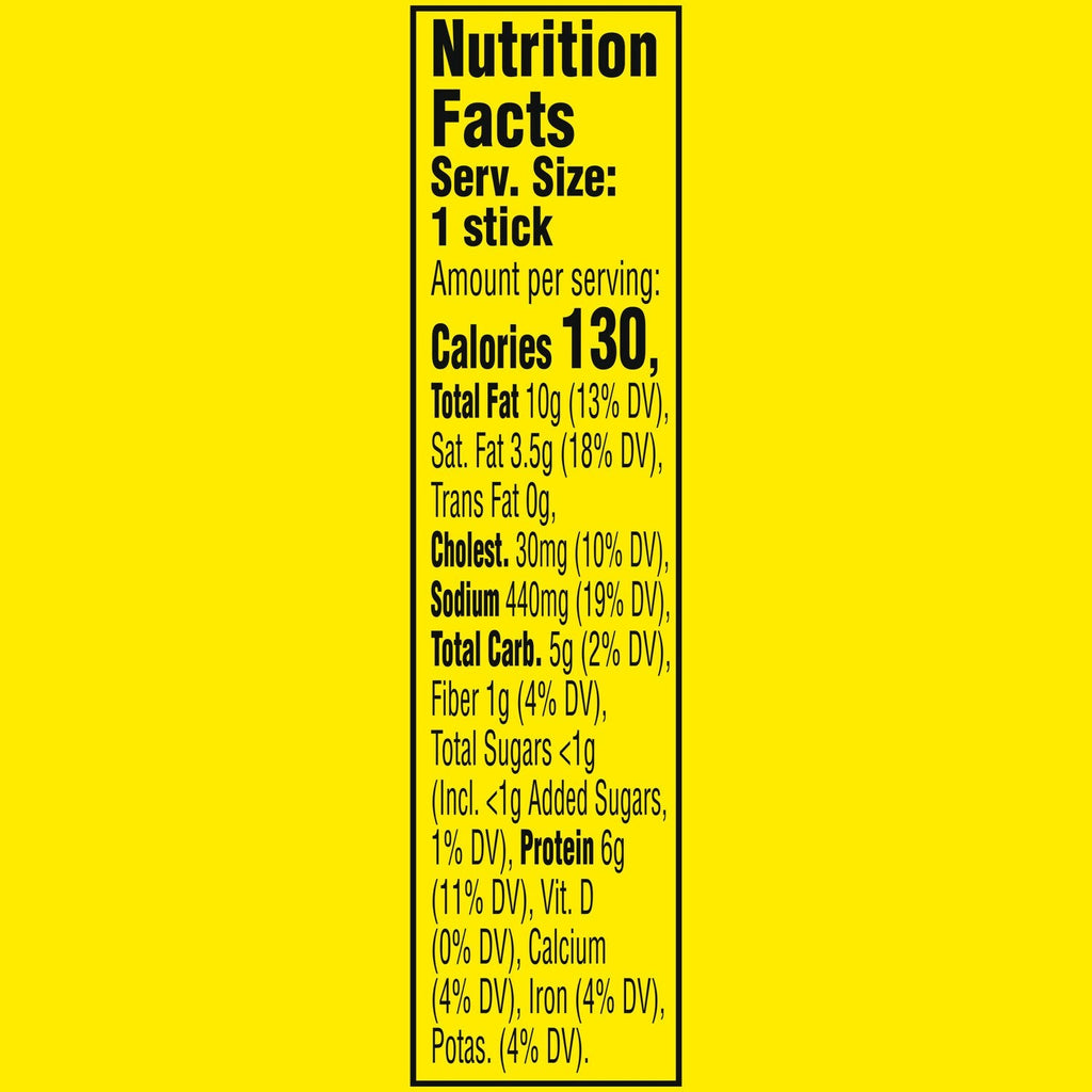 Slim Jim Giant Smoked Meat Sticks, Mild Flavor, 6g Protein Per Stick, 0.97 oz.