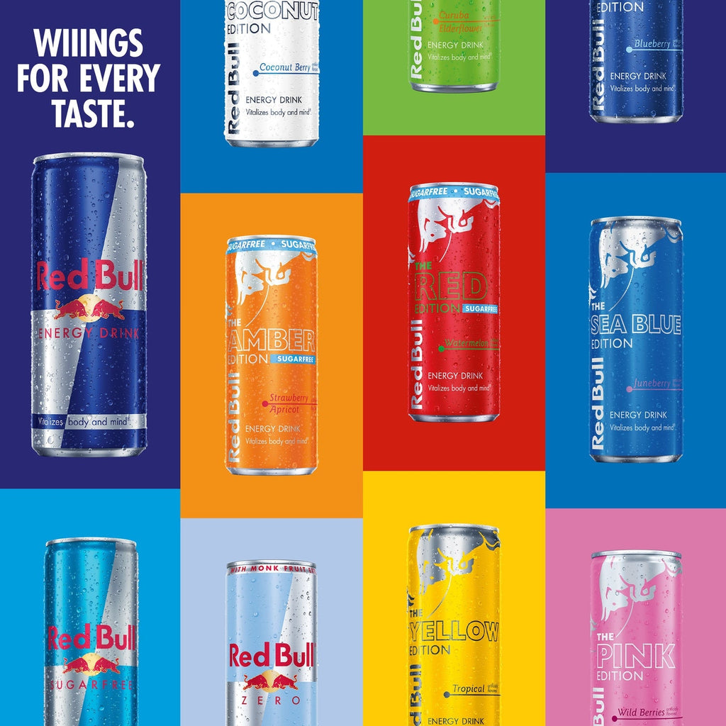 Red Bull Amber Edition Strawberry Apricot Flavored Energy Drink, 1-ct.