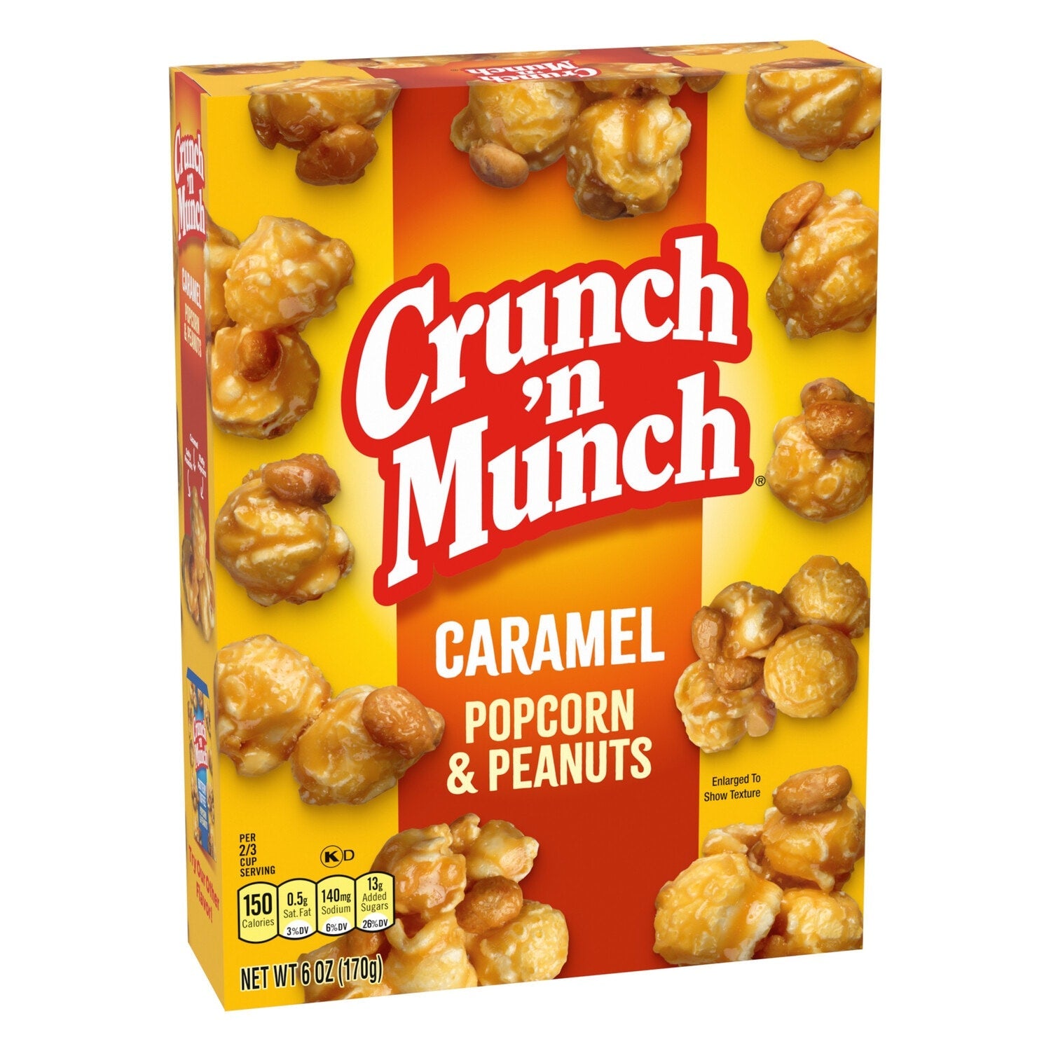 Conagra Brands Crunch 'n Munch Caramel Popcorn with Peanuts, 6 oz.