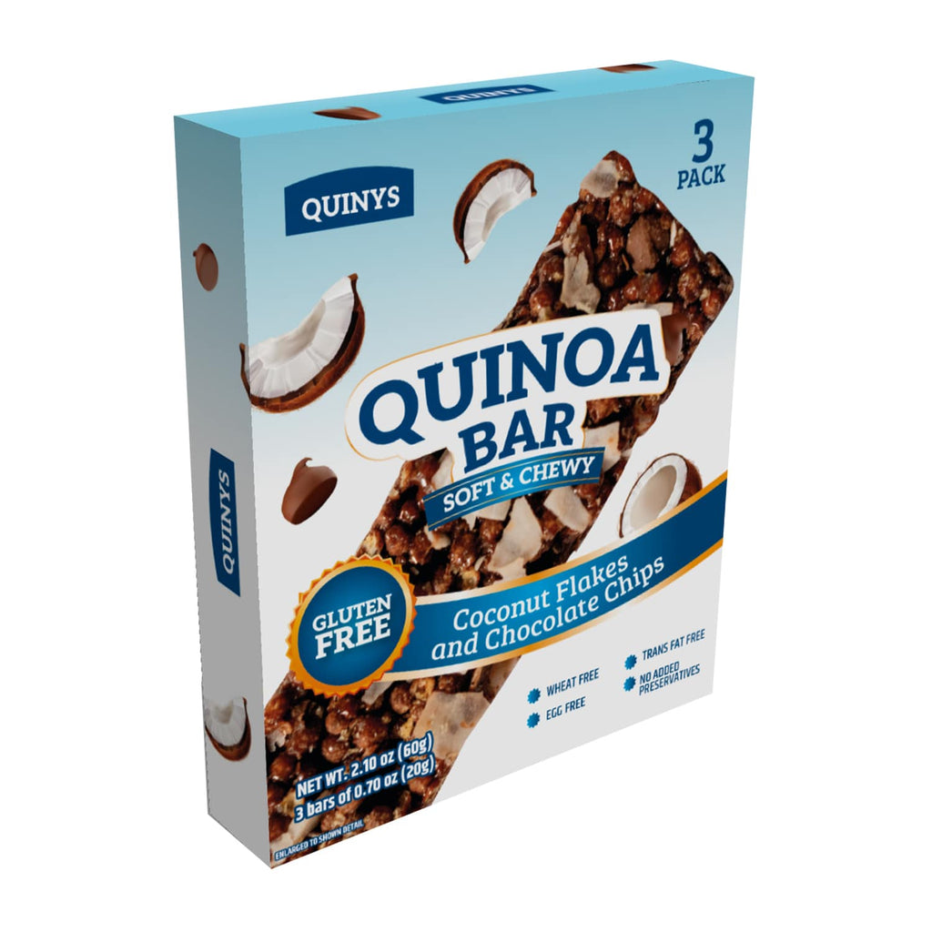 Quinys Coconut Flakes Granola Bar, 3-pc Pack.
