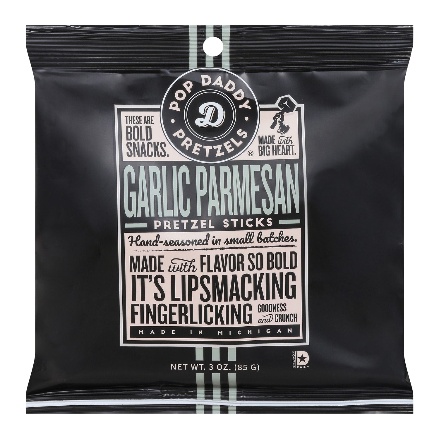 Pop Daddy Garlic Parmesan Pretzel Sticks, 1-ct.