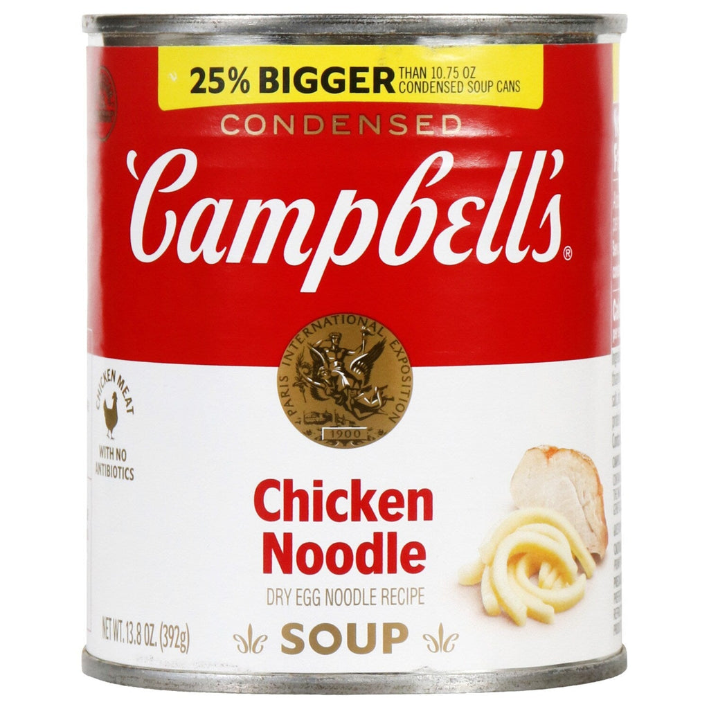 Campbell's Condensed Chicken Noodle Soup Cans, 13.8-oz. Cans
