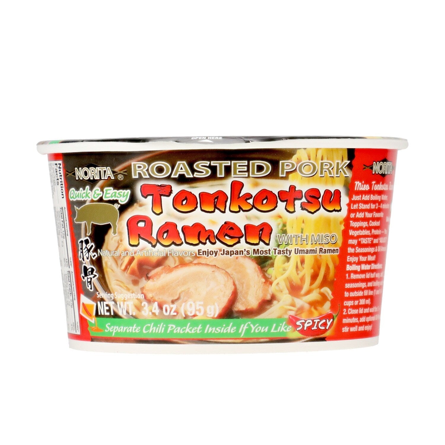 Norita Tonkotsu Roasted Pork Ramen, 1-ct.