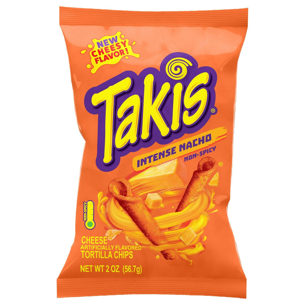 Barcel Takis Intense Nacho Tortilla Chips, 2 oz.
