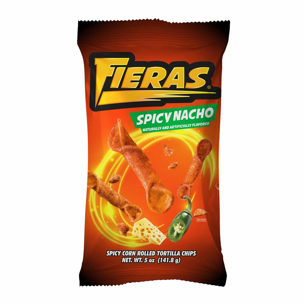 Fieras Spicy Nachos Tortilla Chips, 1-ct.