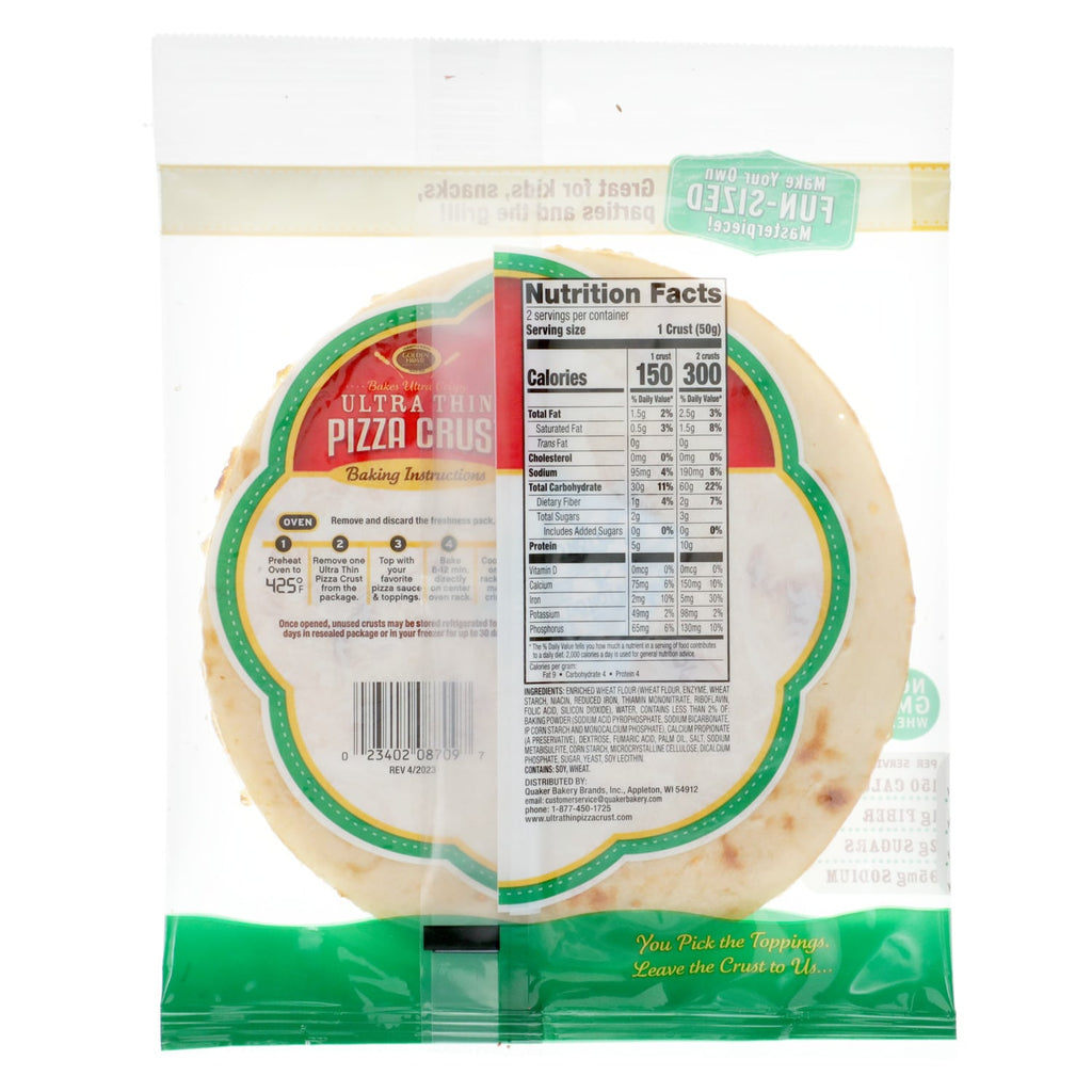 Golden Throne 7-in. Ultra-Thin Pizza Crusts, 2-ct.