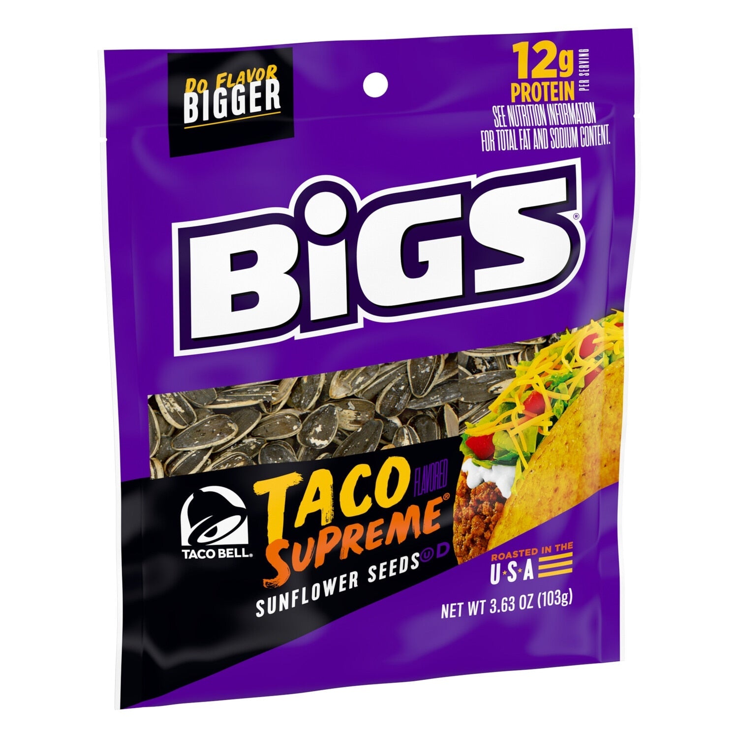 Bigs Taco Supreme Flavored Sunflower Seeds, 1-ct.