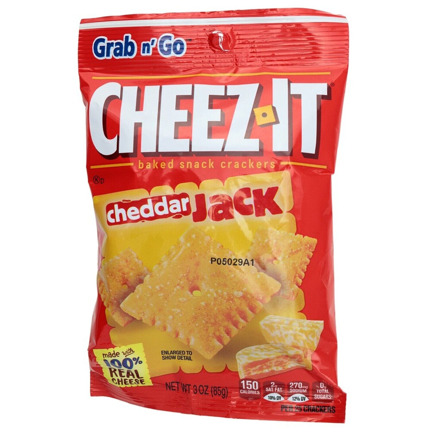Kellogg's Cheez-It Cheddar Jack Grab n' Go Crackers, 3-oz. Bag