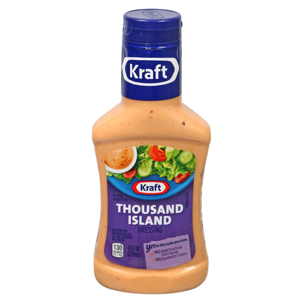 Kraft Thousand Island Salad Dressing, 8 oz. Bottles