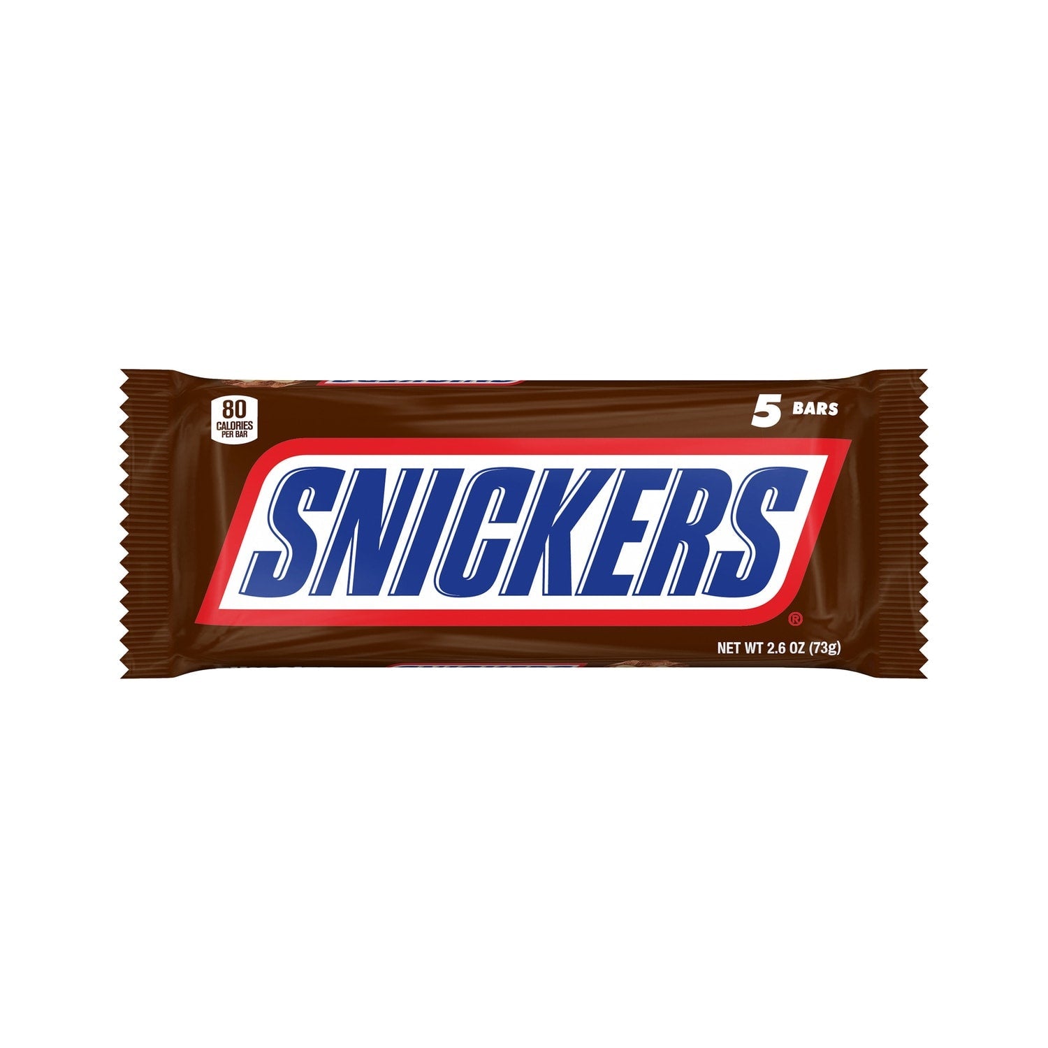 Snickers Peanut Candy, 5-pc Pack.