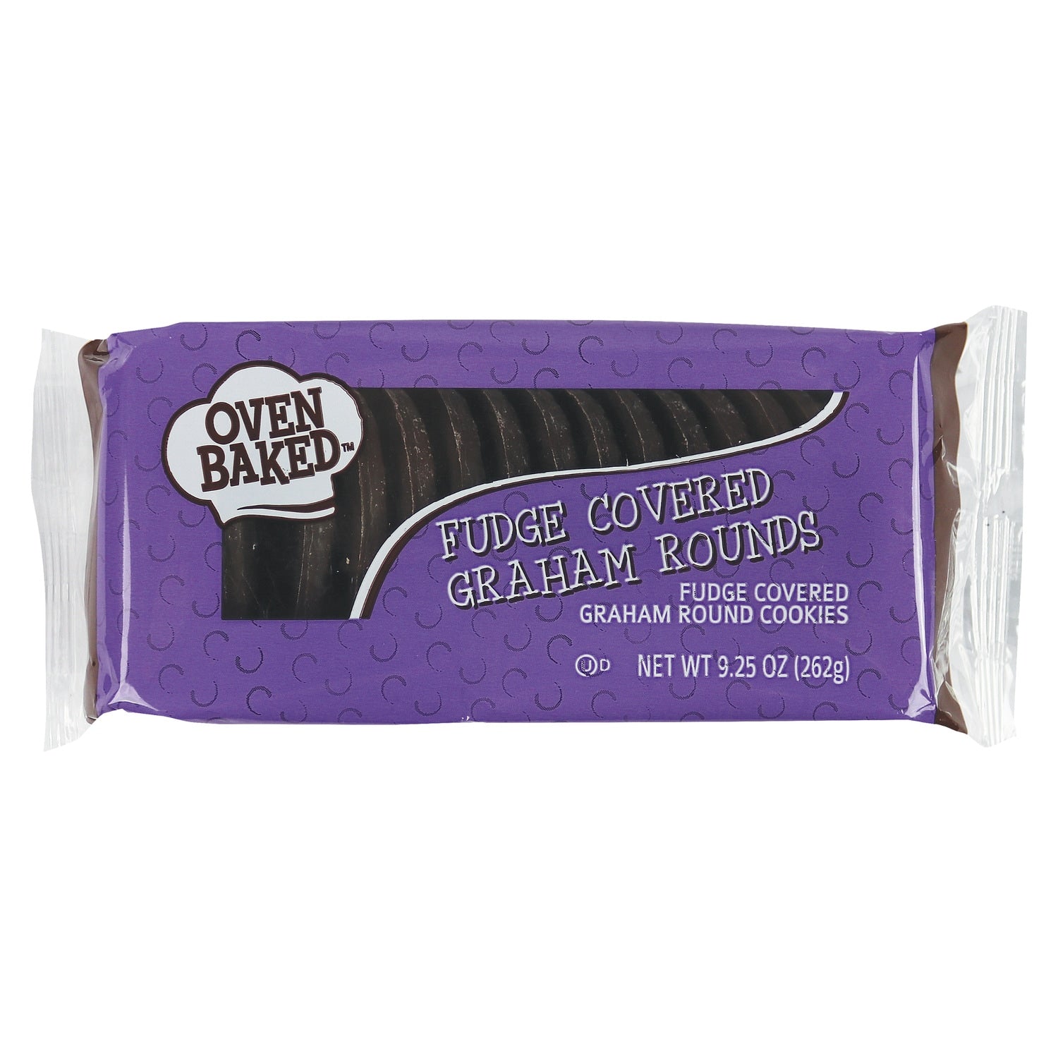 Oven Baked Fudge Covered Graham Rounds, 9.25 oz.
