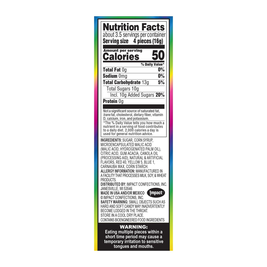 Warheads Extreme Sour Hard Candies, 2 oz. Bags