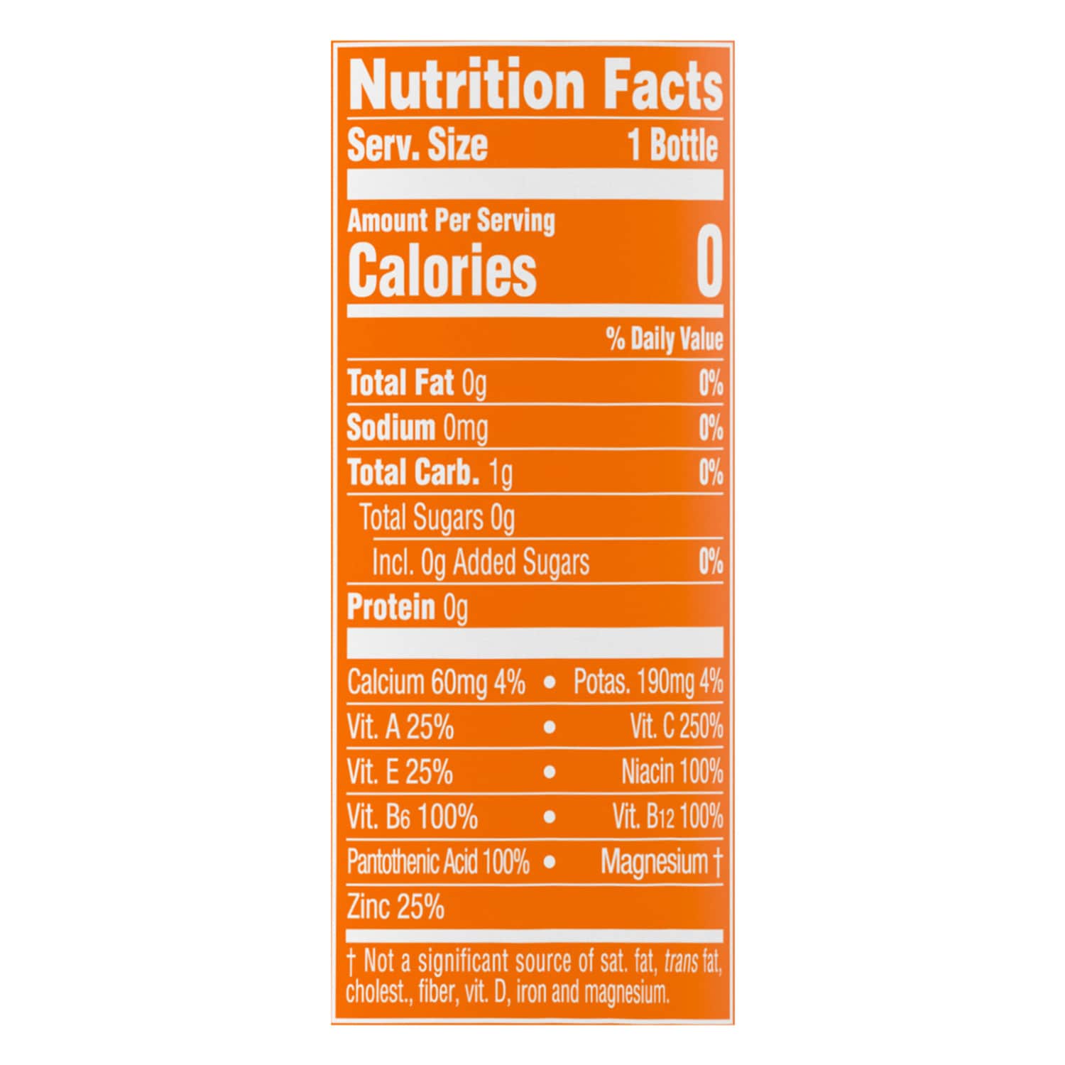 Glaceau Orange Vitamin Water, 1-ct.