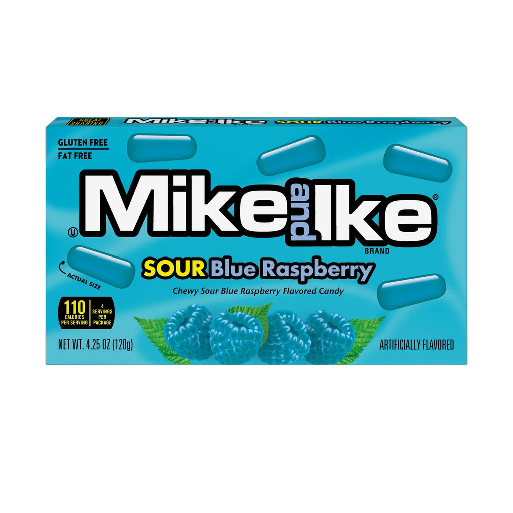 Mike and Ike Sour Blue Raspberry Theater Box, 1-ct.