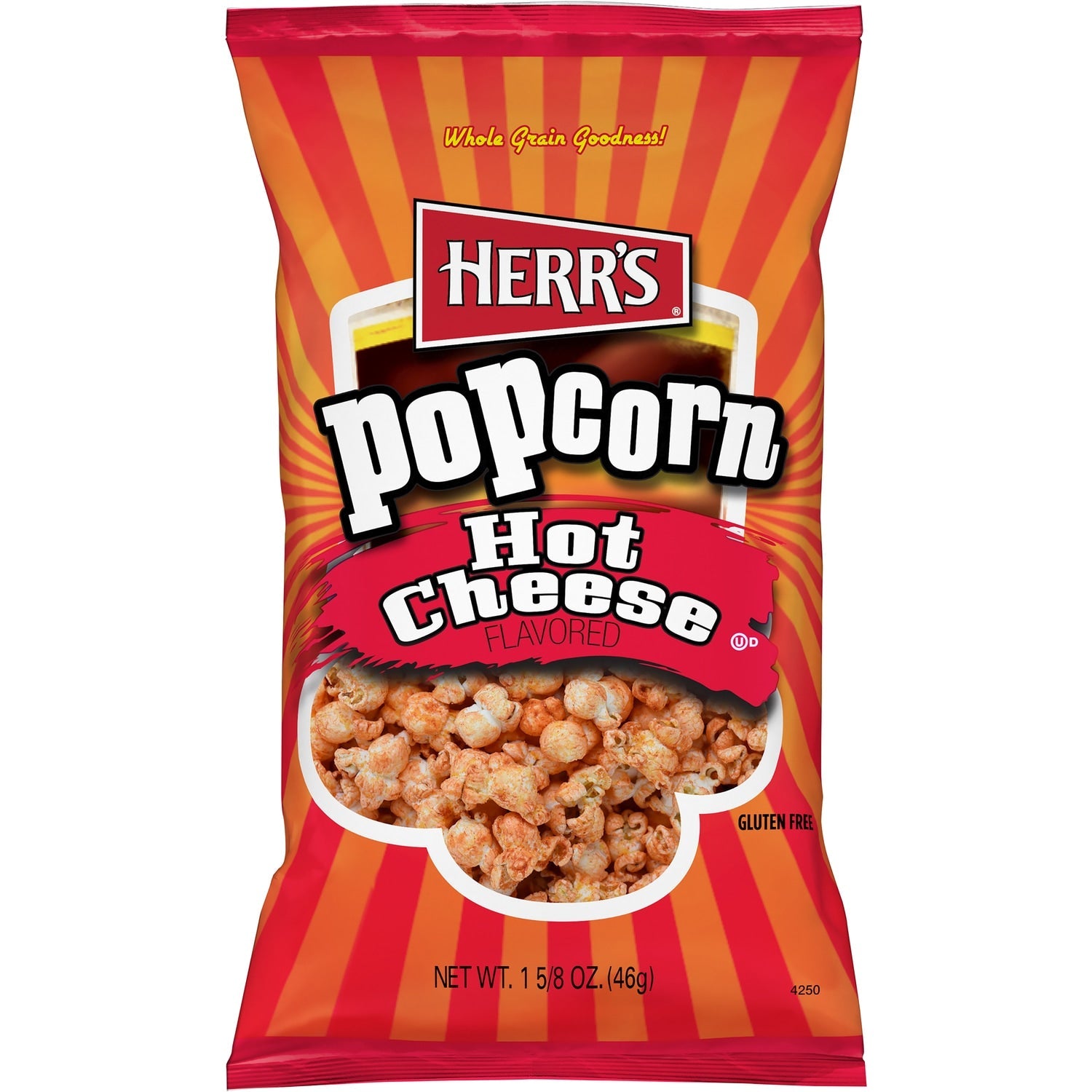 Herr's Hot Cheese Flavored Popcorn 1.6-oz. Bags