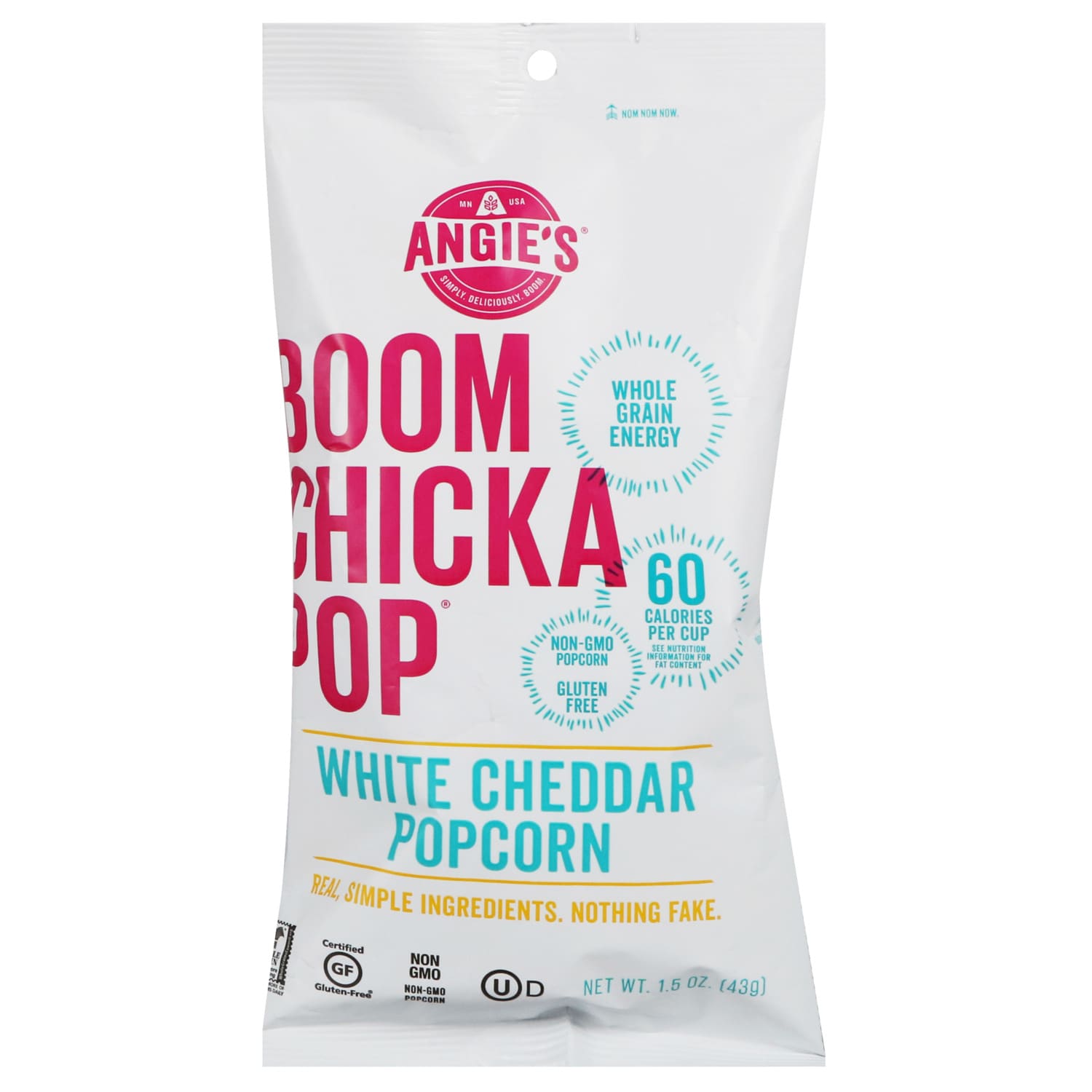 Conagra Brands Angie's BOOMCHICKAPOP White Cheddar Popcorn, 1.5 oz.