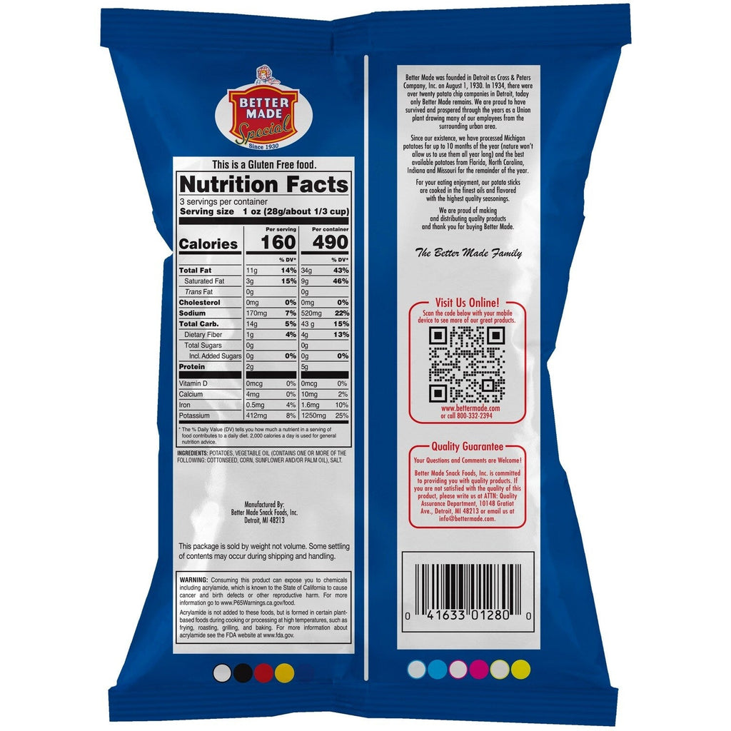 Better Made Original Potato Sticks, 1-ct.