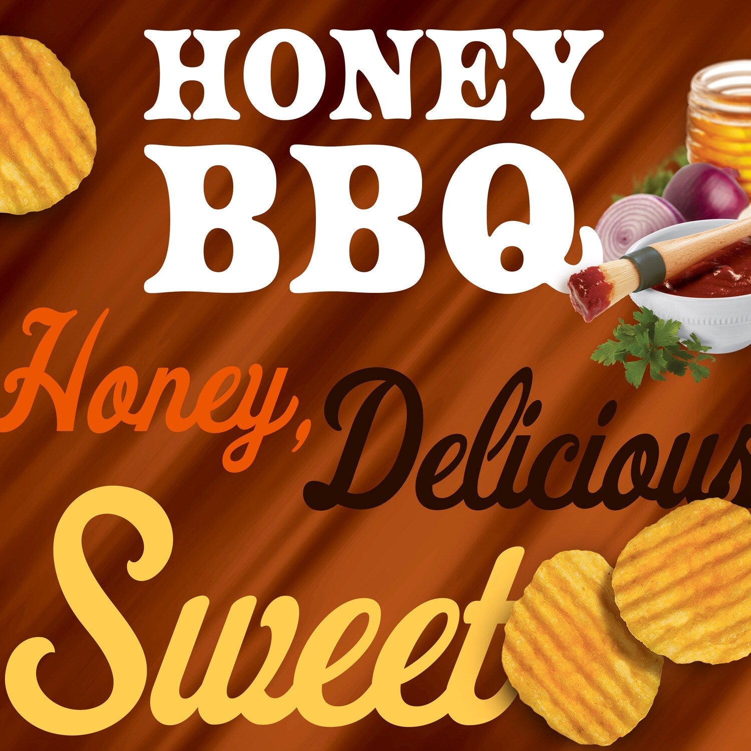 Herr's Honey BBQ Potato Chips, 1-ct.