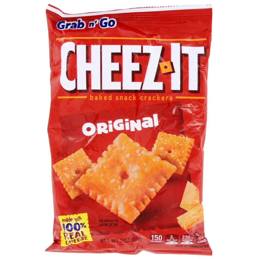 Kellogg's Cheez-It Grab N' Go Original Baked Snack Crackers, 3 oz.