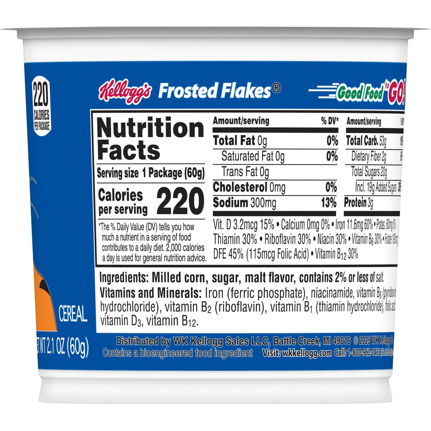 Kellogg's Original Frosted Flakes Breakfast Cereal, 1-ct.