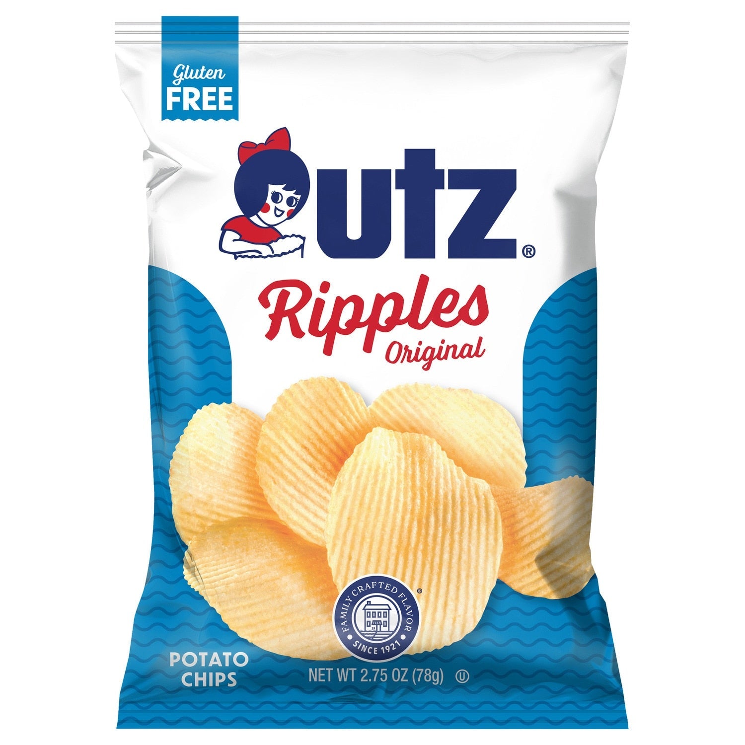 Utz Ripples Original Potato Chips 2.75oz