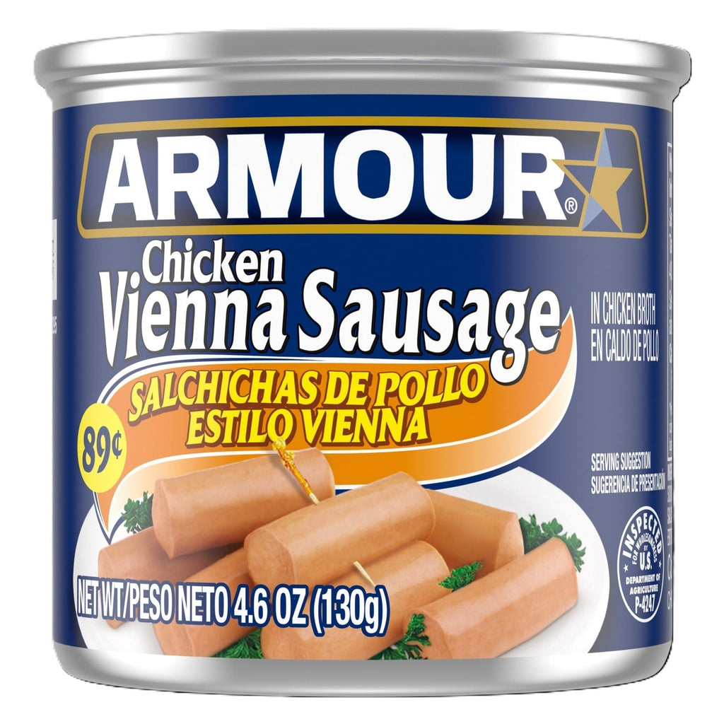 Armour Chicken Vienna Sausages, 4.6 oz Cans