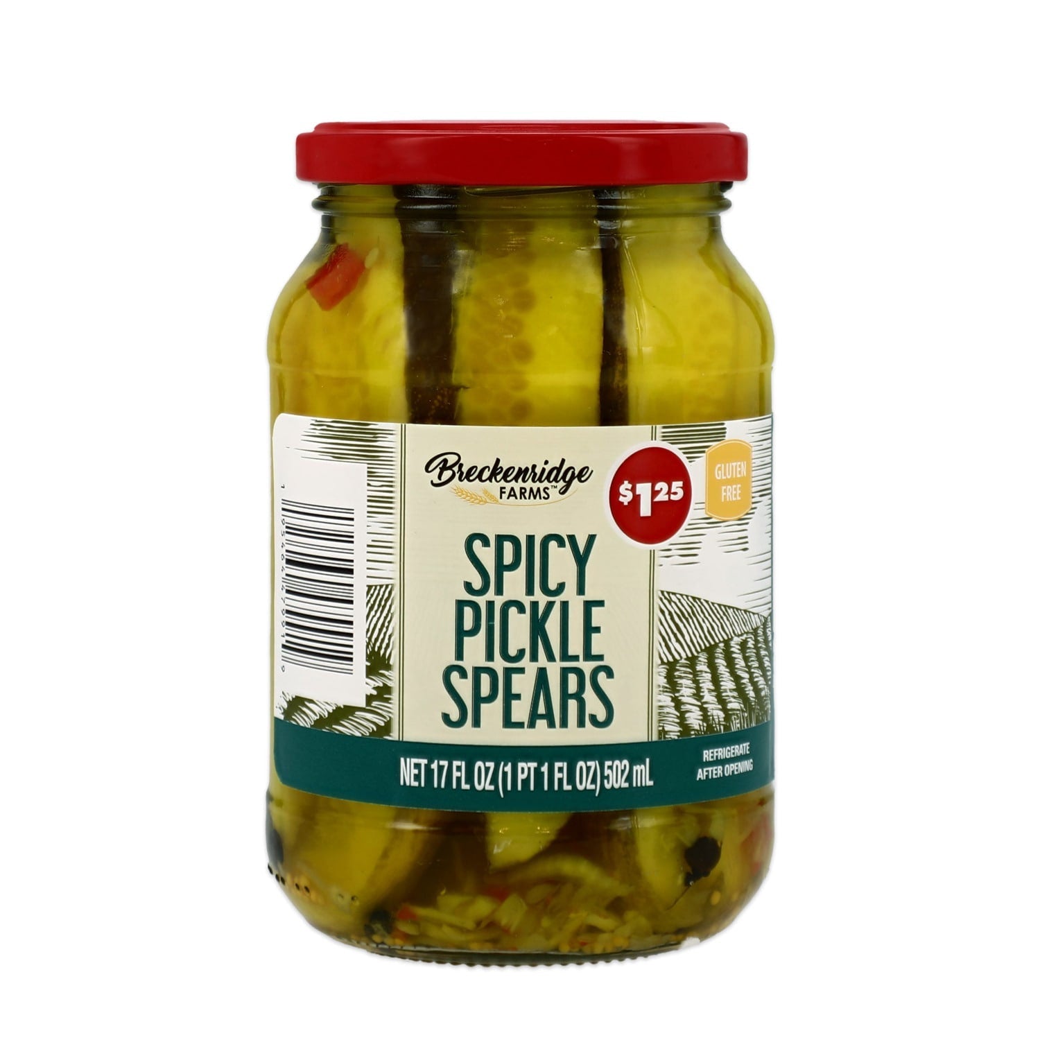 Breckenridge Farms Spicy Pickle Spears, 17 oz.