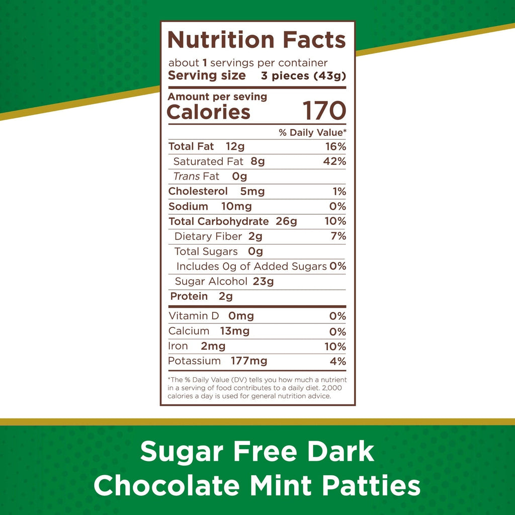 Russell Stover Sugar Free Mint Chocolate Candy, 1-ct.