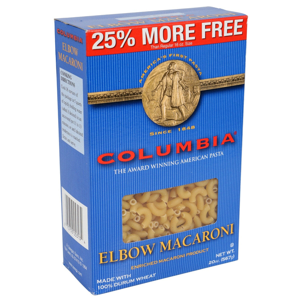 Columbia Elbow Macaroni, 20-oz. Bonus Boxes