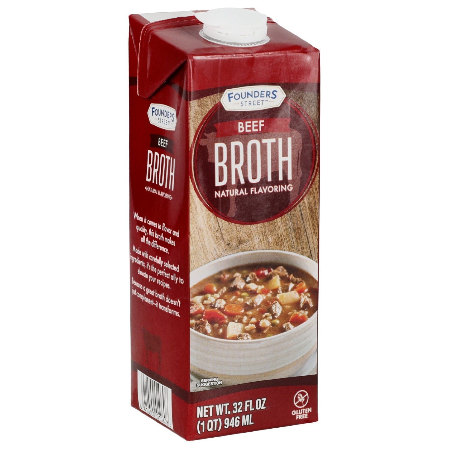 Founder's Street Beef Broth Pack, 1-ct.