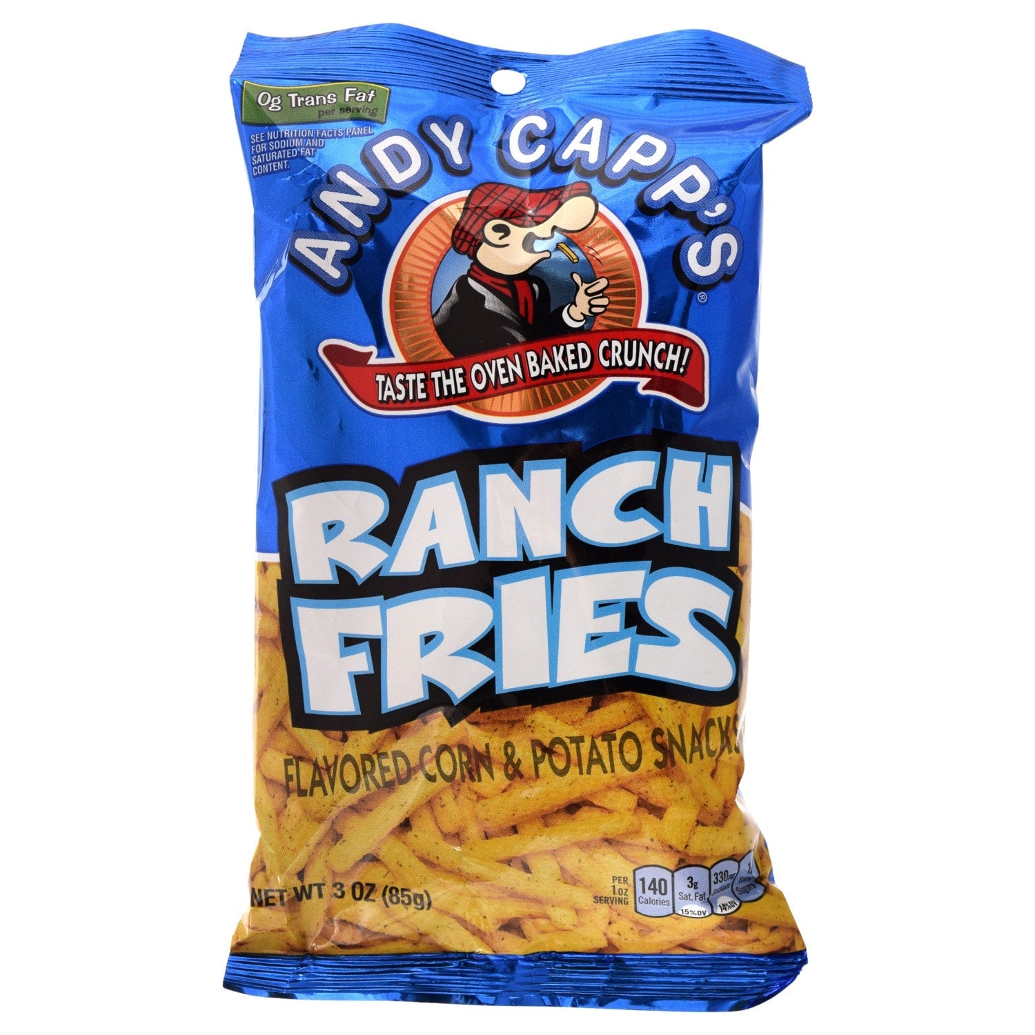 Conagra Brands Andy Capp's Ranch Fries Snacks, Corn &amp; Potato Snacks, 3 oz.