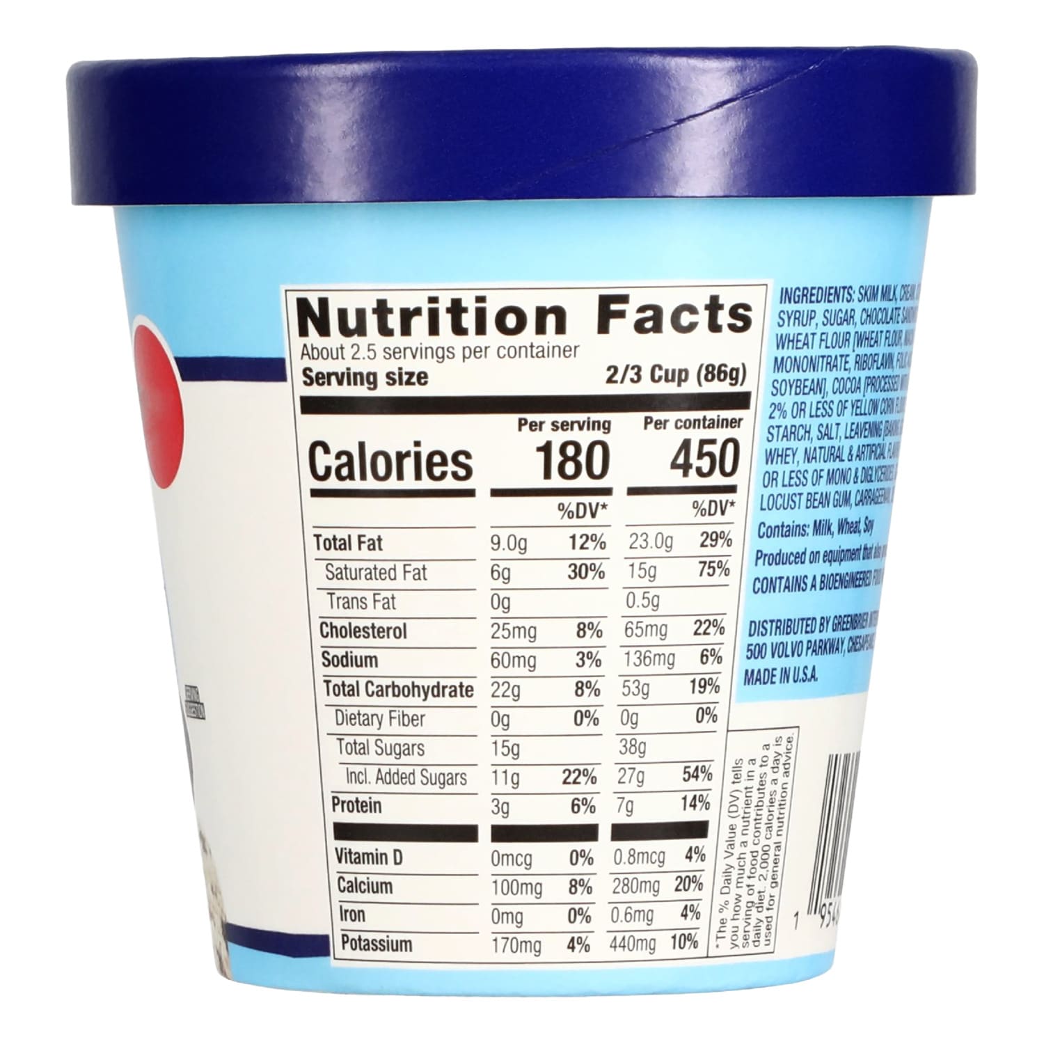 Cookies &amp; Cream Ice Cream, 14-oz.