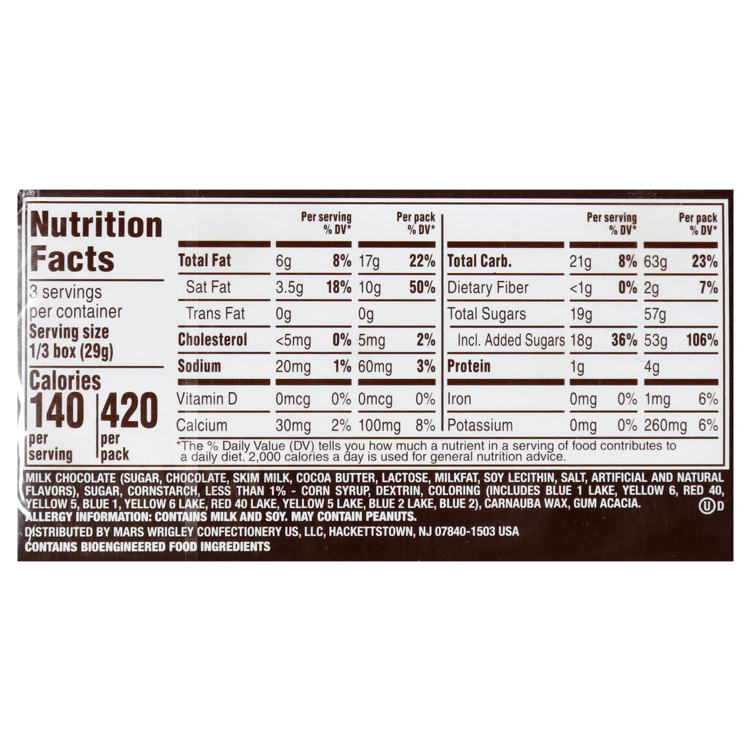 Mars M&amp;MâS Milk Chocolate Candy Movie Theater Box, 3.1 oz.