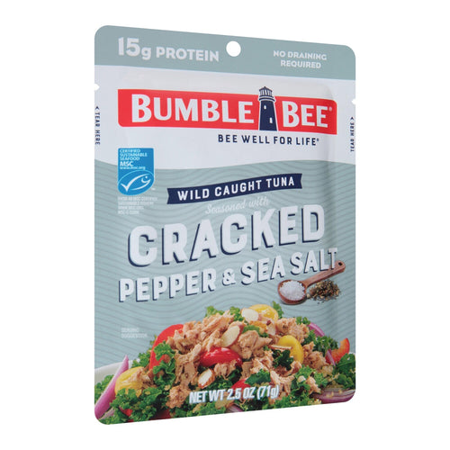 Bumble Bee Wild Caught Tuna Seasoned With Cracked Pepper And Sea Salt, 1-ct.