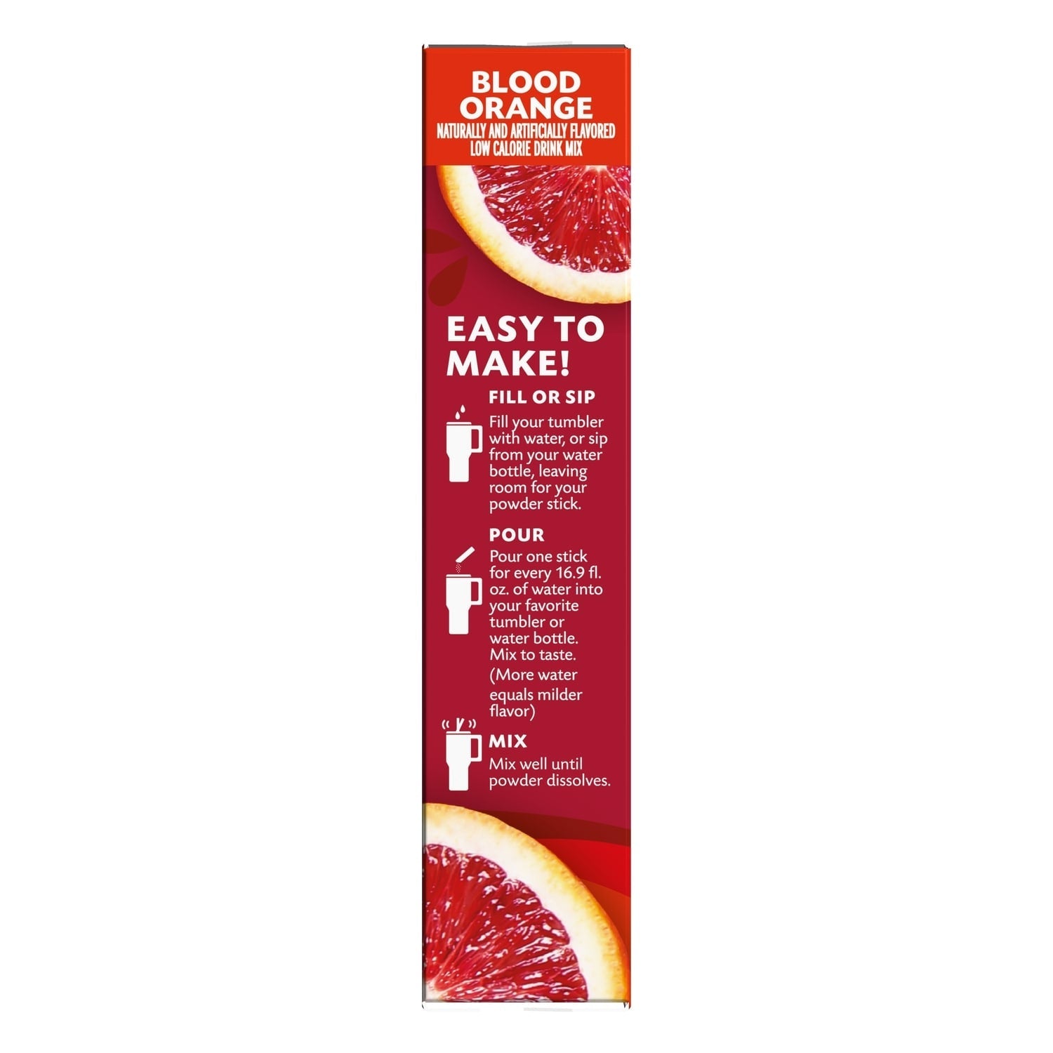 Sunkist Vitamin C Blood Orange Drink Mix, 6-ct. Box