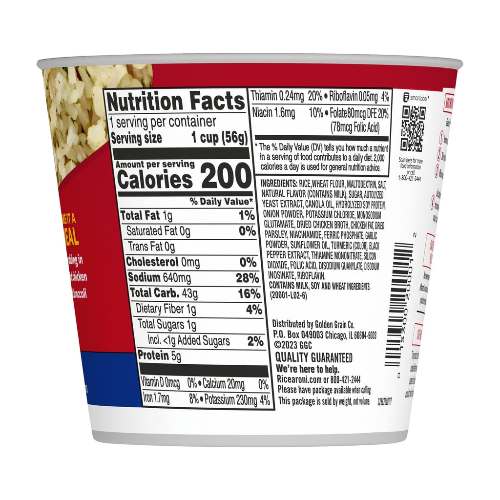 Rice-A-Roni Chicken Flavor Microwave Cup, 1.97 oz