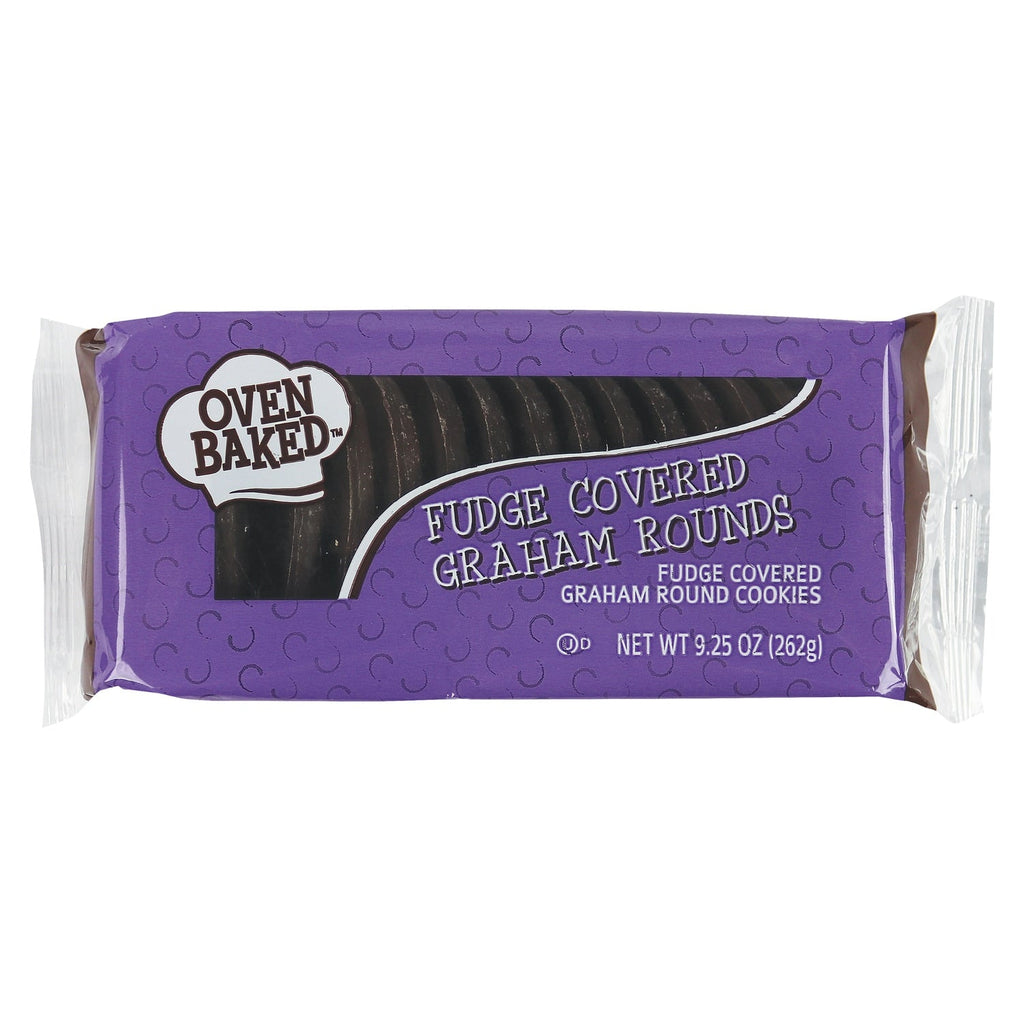 Oven Baked Fudge Covered Graham Rounds, 9.25 oz.