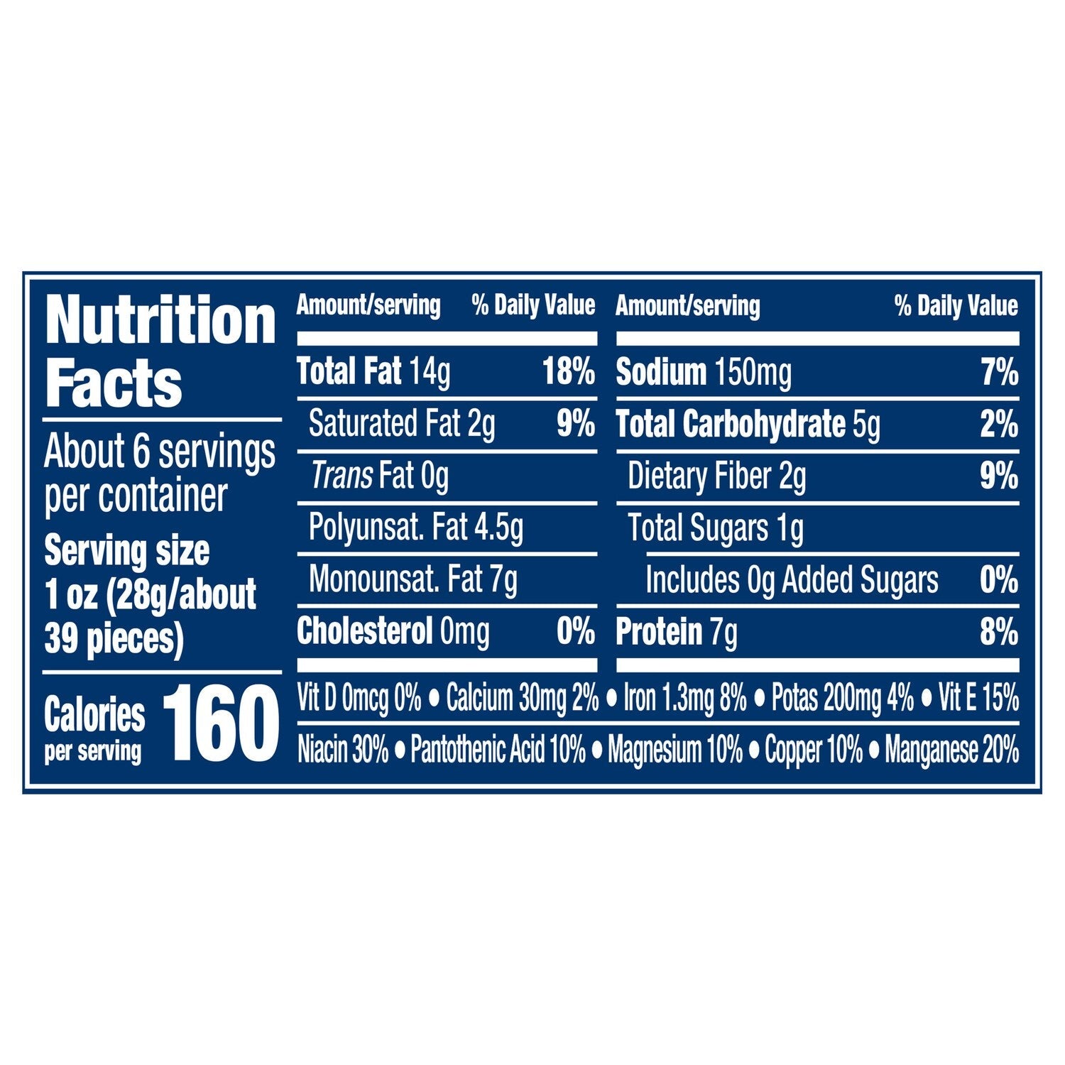 Planters Sea Salt and Vinegar Peanuts, 6 oz.