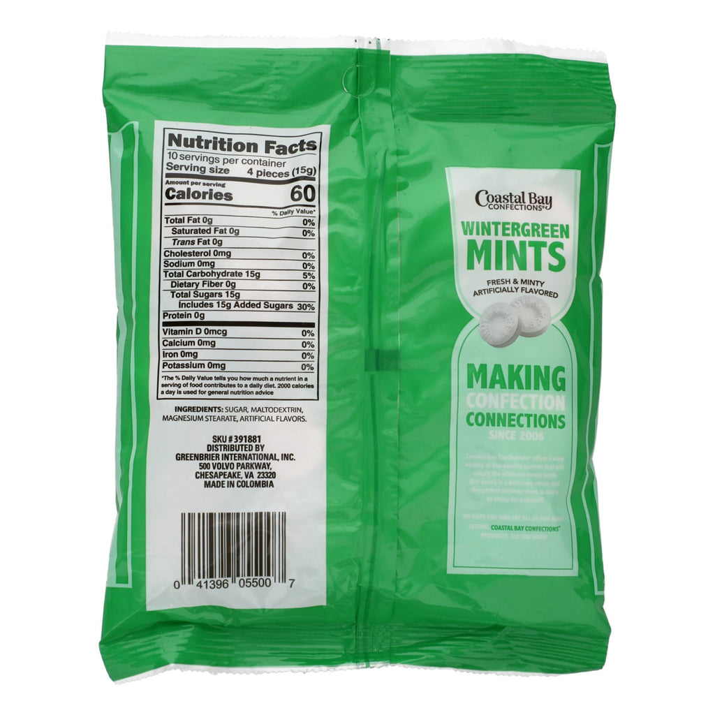 Coastal Bay Confections Wintergreen Mints, 1-ct.