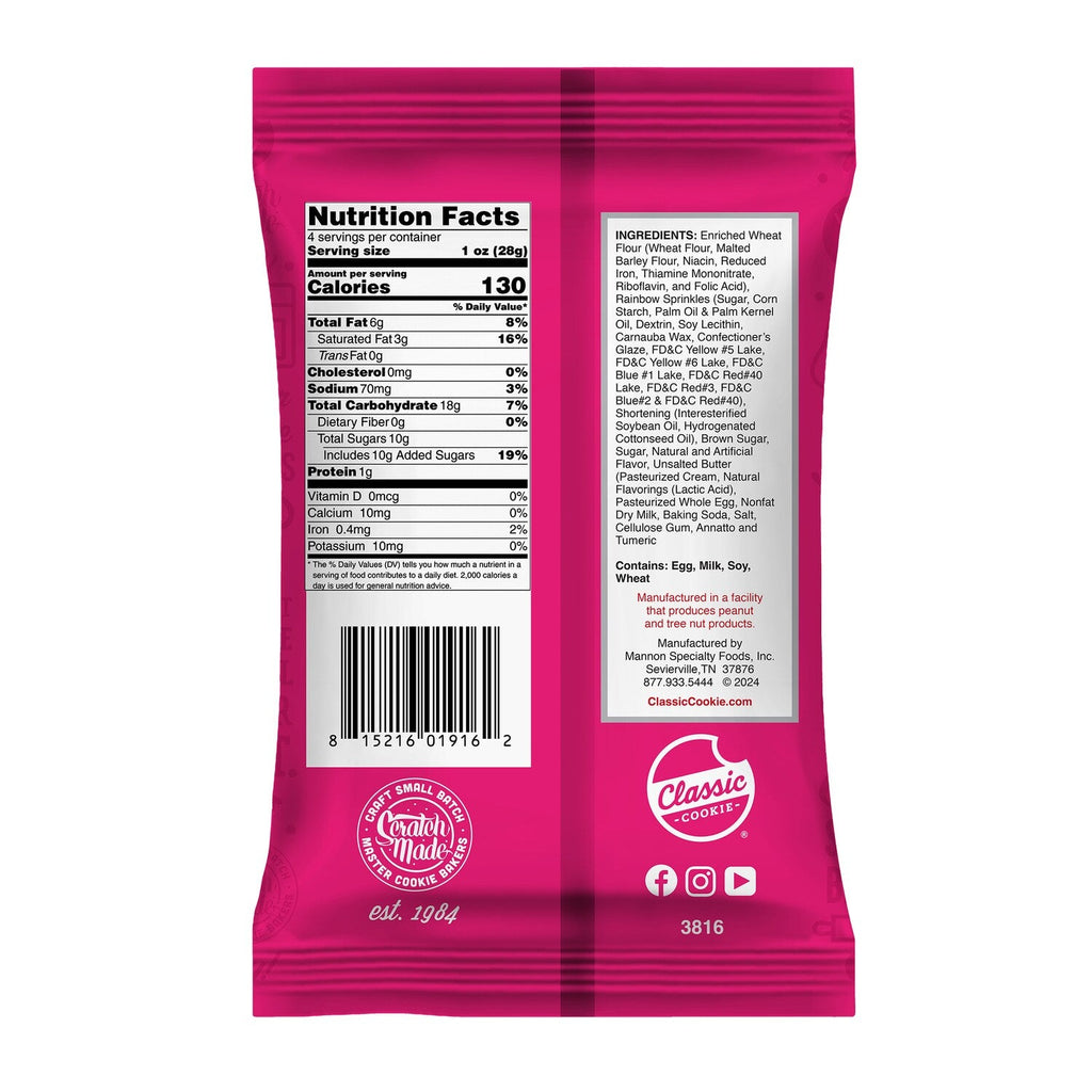 Classic Cookies Mini Cookies - Birthday Cake, 4-oz. Bags